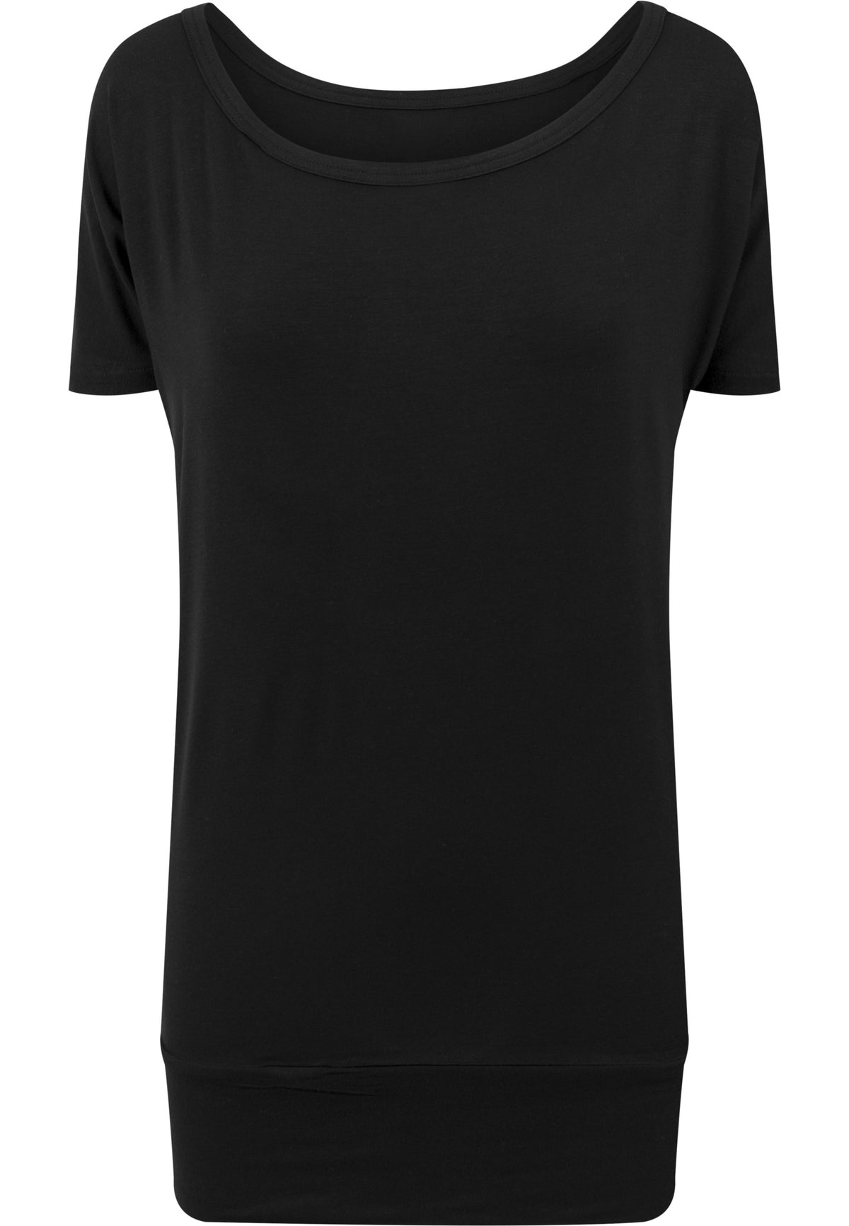 Build Your Brand Viscose BY040 negru Imagine principală a produsului