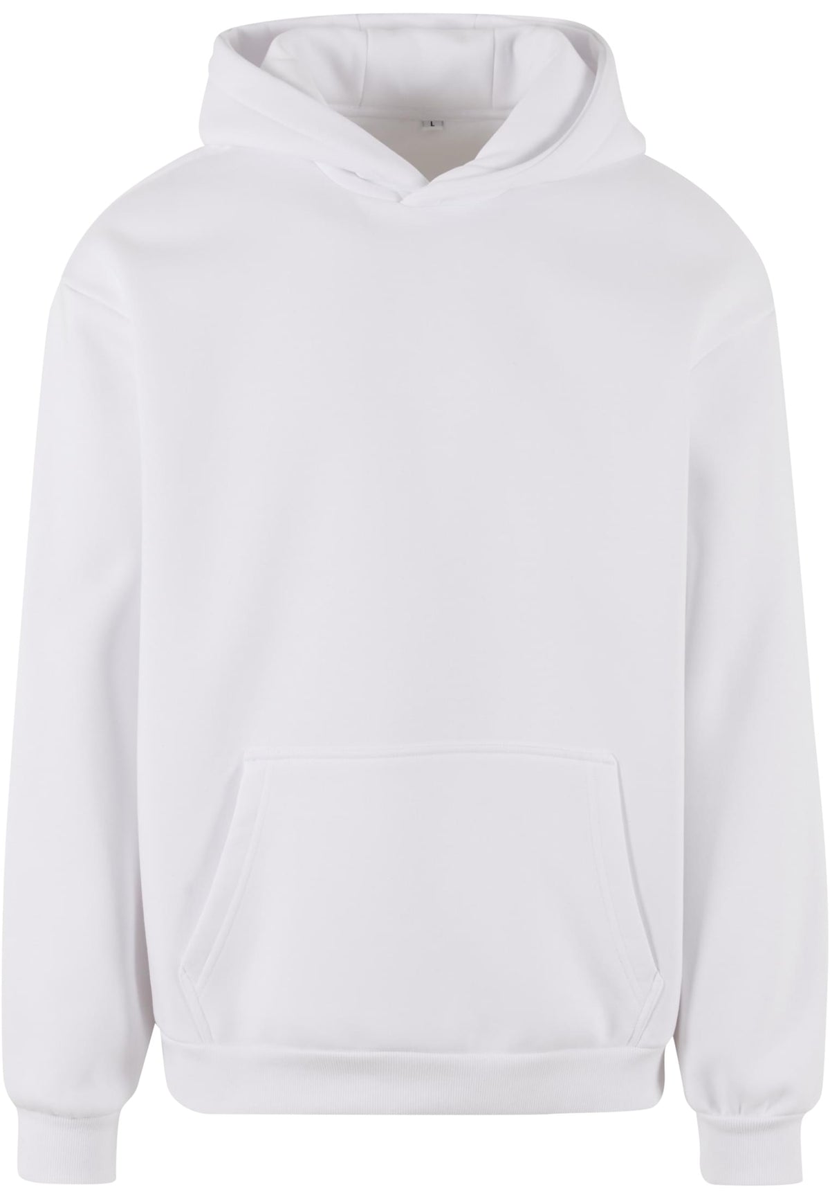 Build Your Brand Fluffy Oversize BY284 alb Imagine principală a produsului
