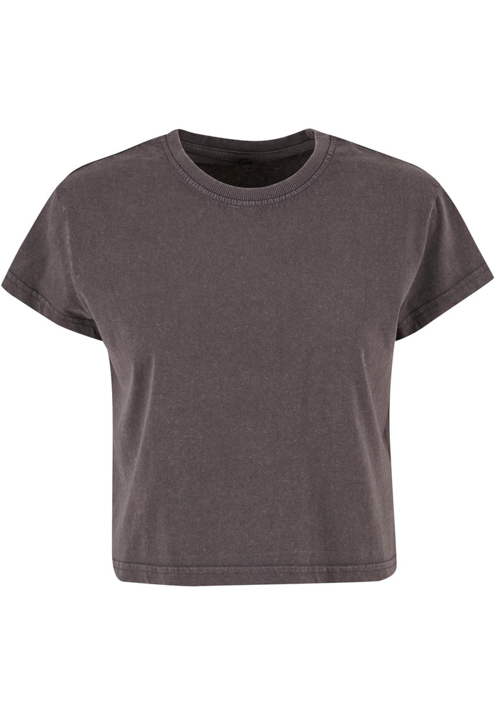 Tricou damă Build Your Brand Vintage Cropped 305